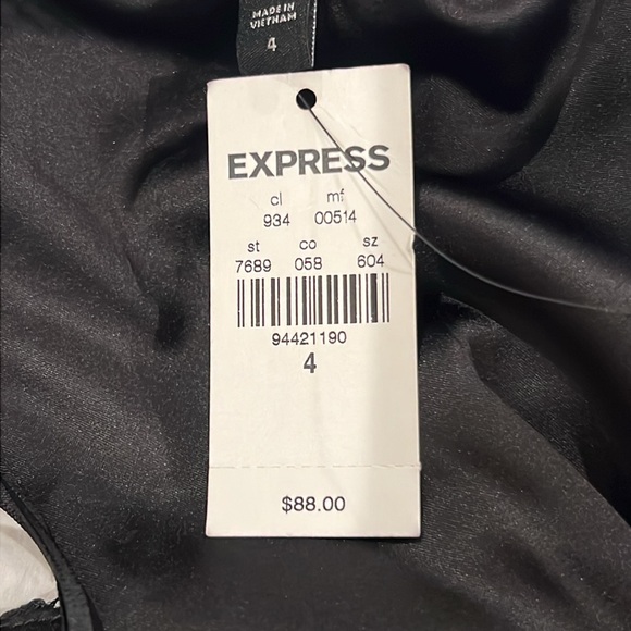 Express Lace Overlay Skater Dress - Picture 9 of 10